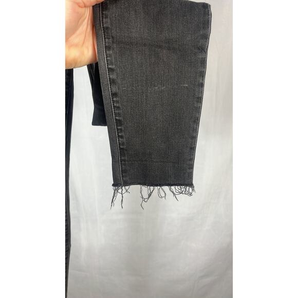 Madewell 9" High Riser Skinny Skinny in Black Sea. - Picture 7 of 13